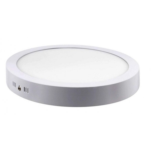 Downlight panel Redondo LED Superficie 25W Blanco Cálido